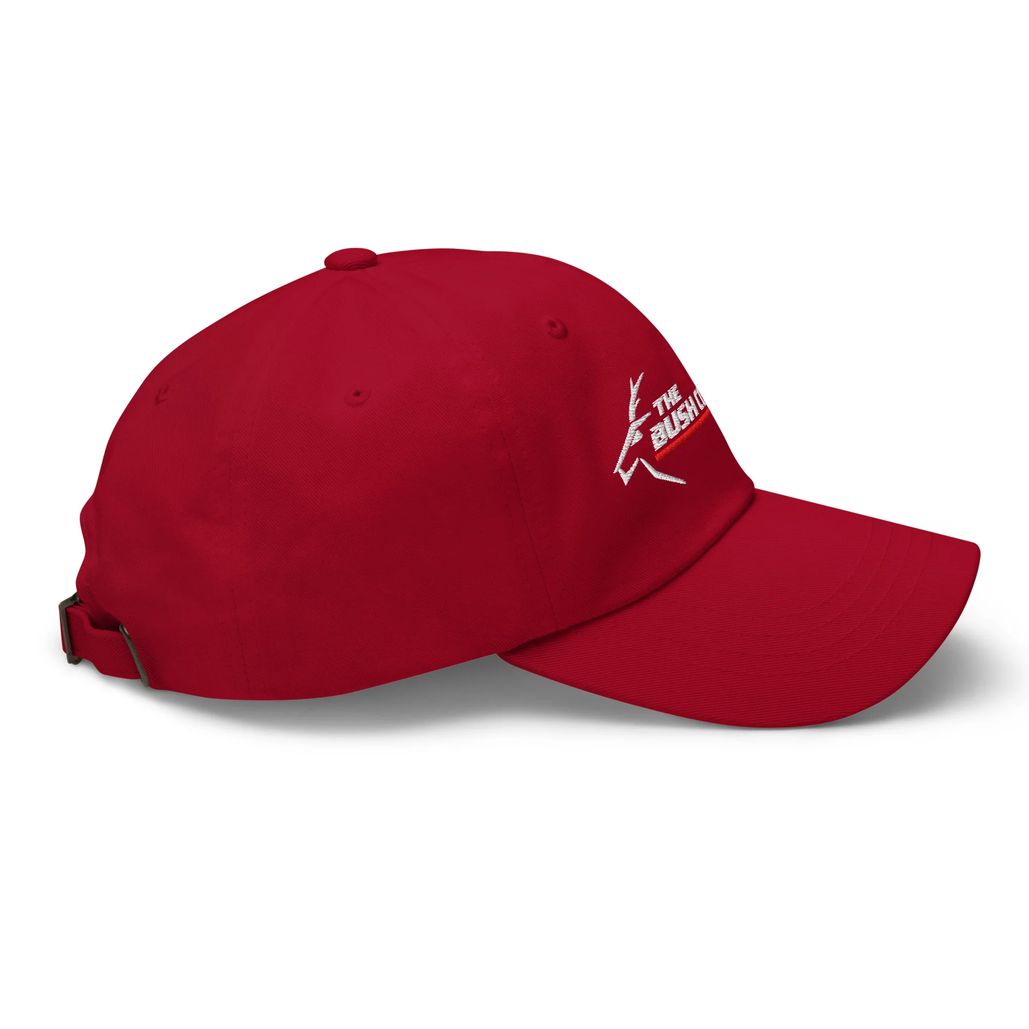 Baseball Cap - Adjustable Buckle - White Logo - Image 18