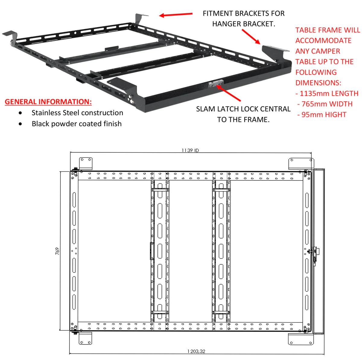 Canopy Table and Frame - Image 7