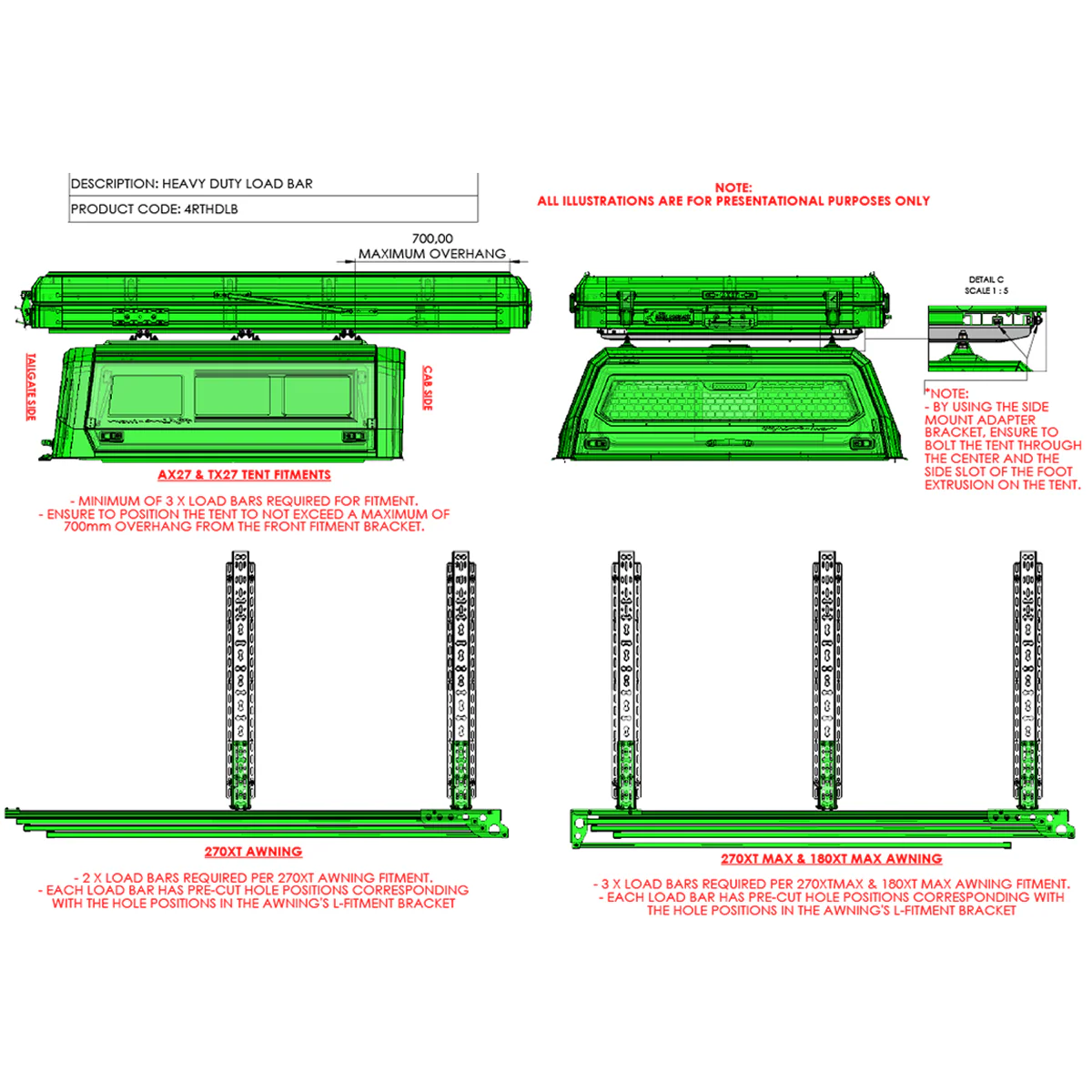 Heavy Duty Load Bar - Image 5