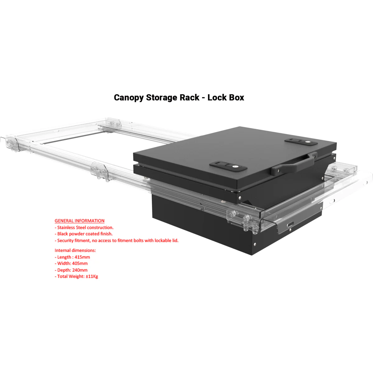 Lock Boxes For Canopy Storage Rack - Image 3