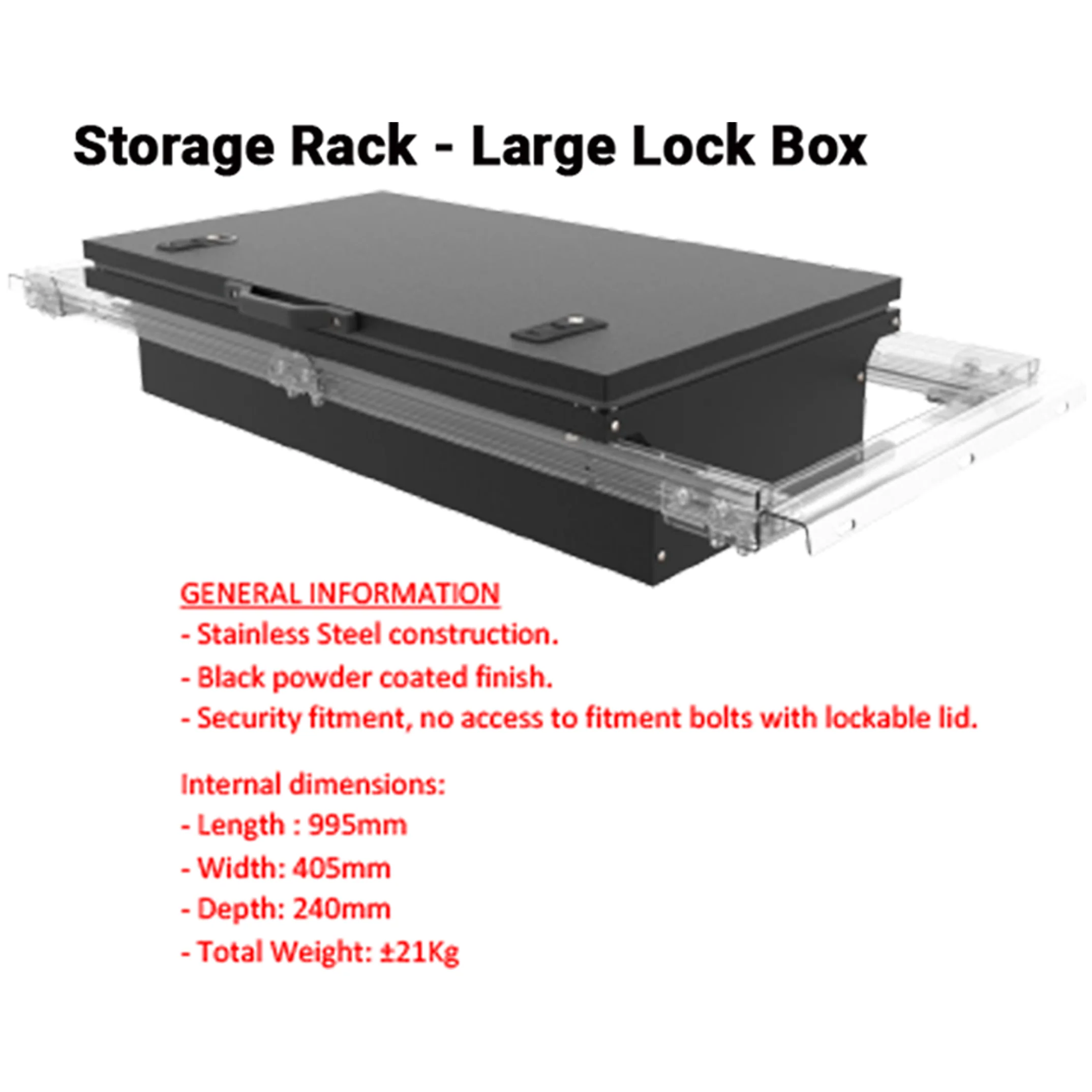 Lock Boxes For Canopy Storage Rack - Image 5