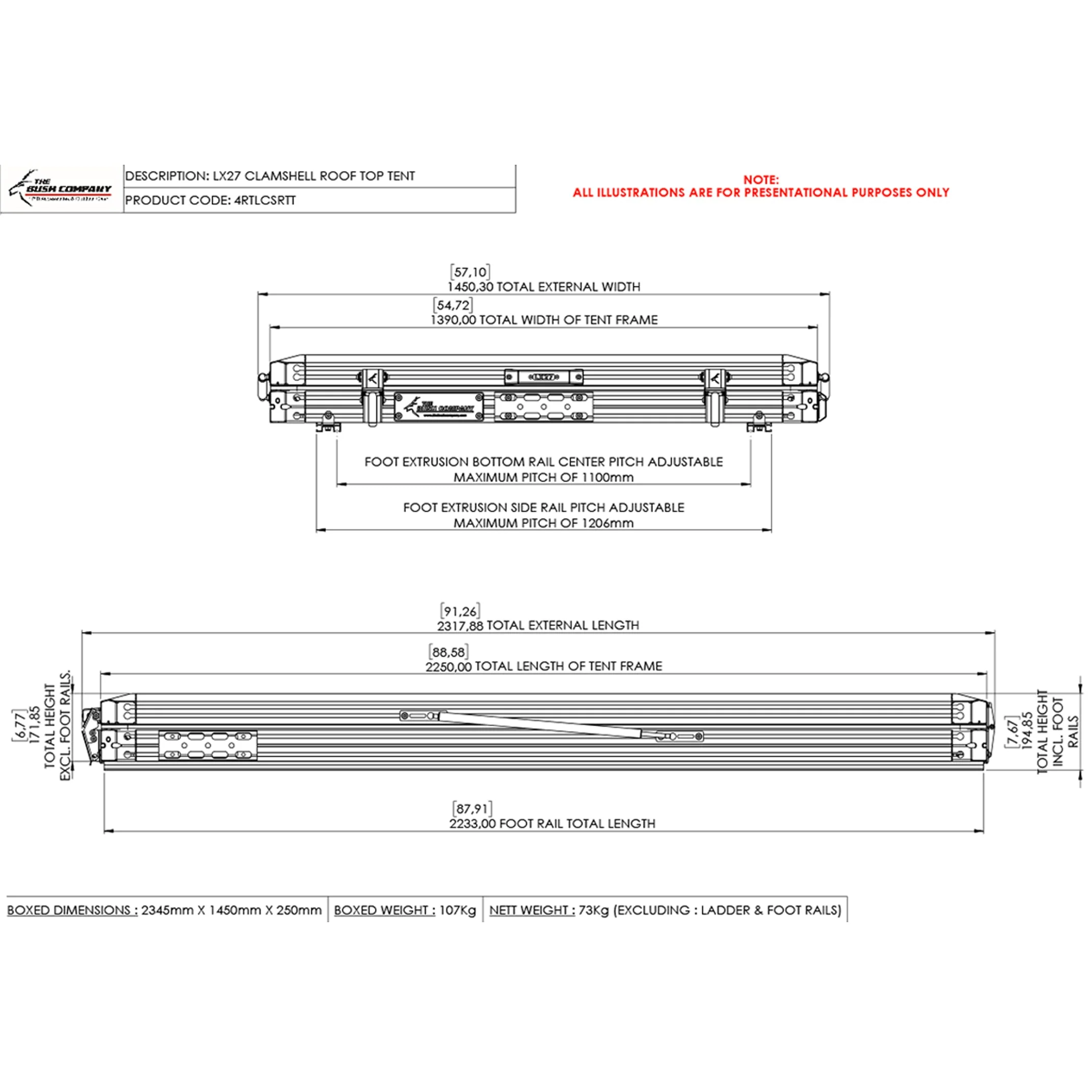 LX27 Lightweight Rooftop Tent - Image 34