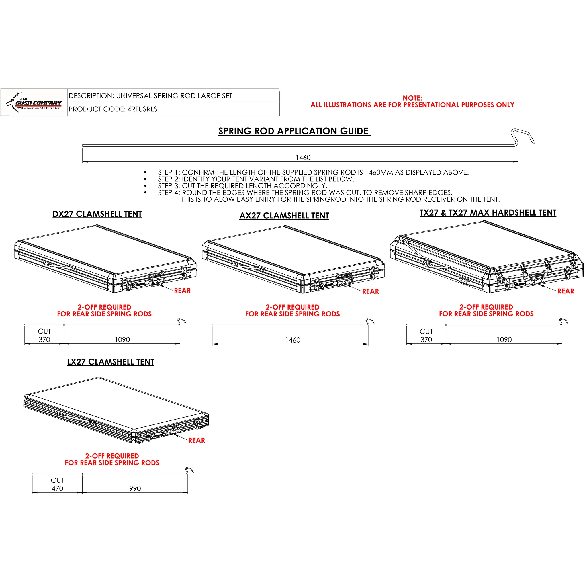 Rainfly Spring Steel Poles - Image 5