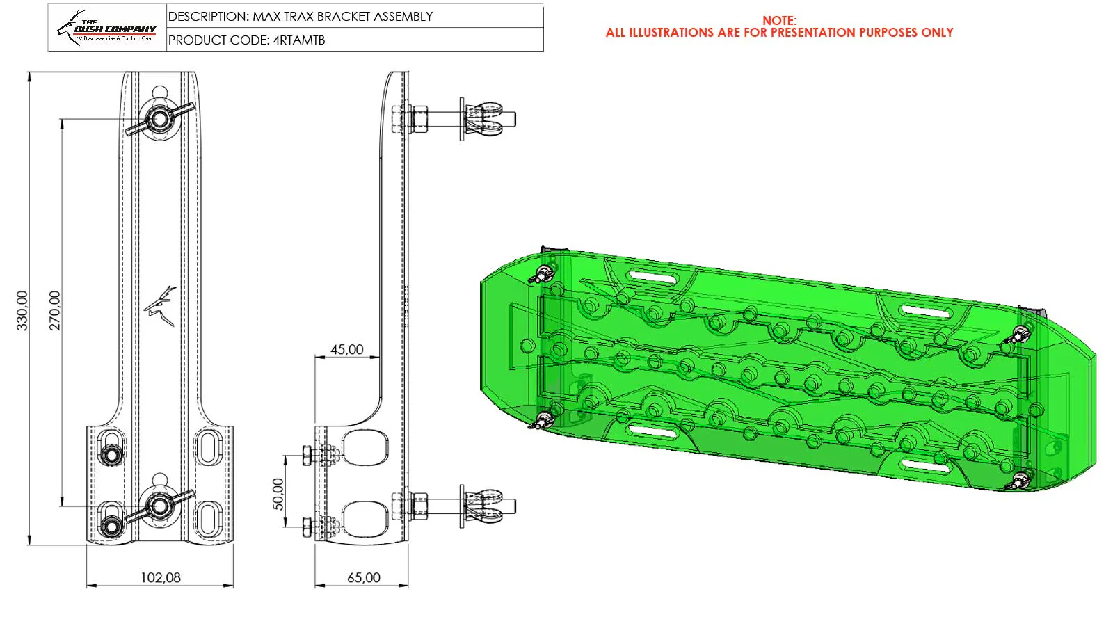 Recovery Tracks-Side Mount Set - Image 7