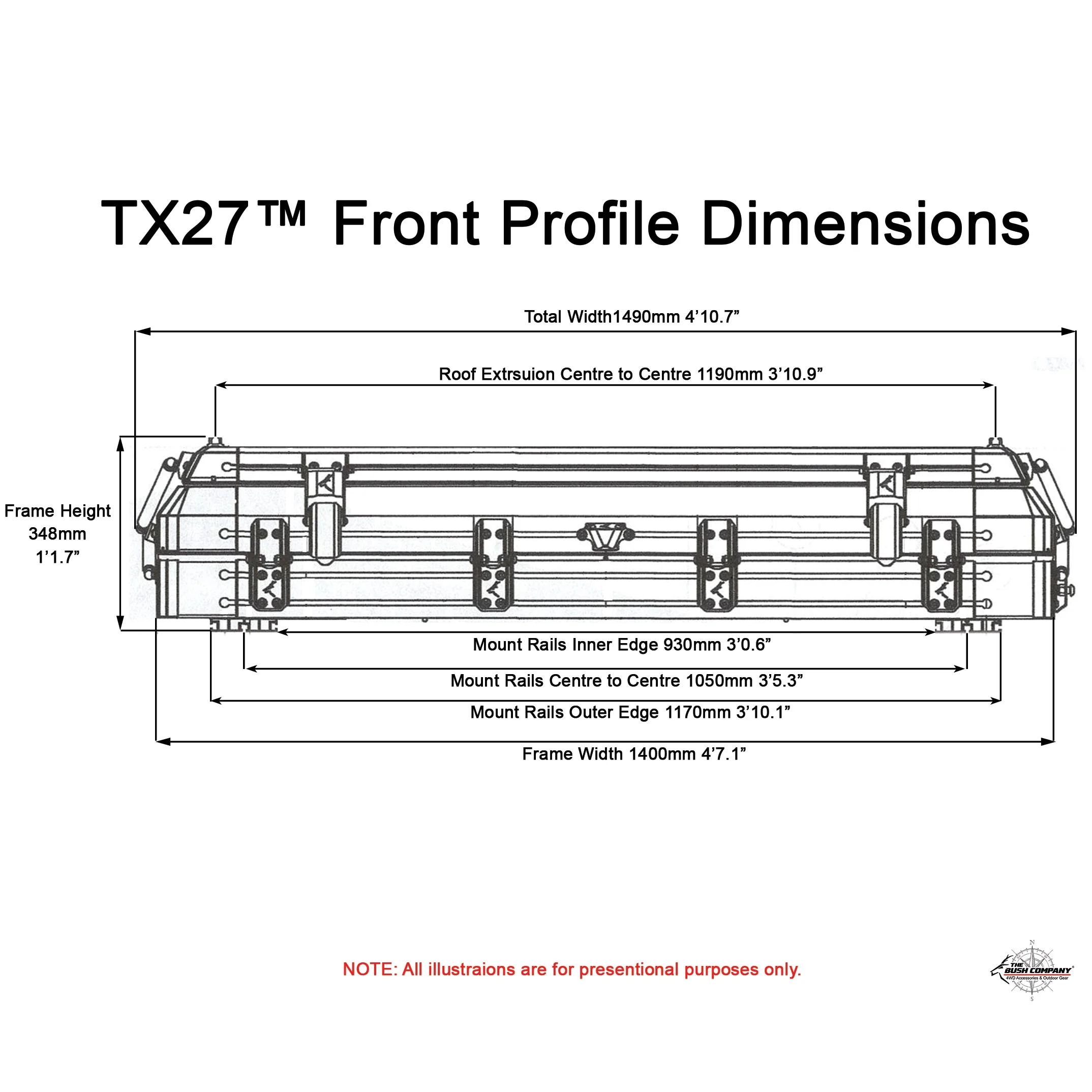 TX27 Hardshell Rooftop Tent - Image 26